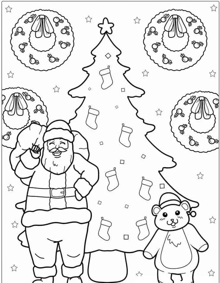 imprimer coloriage Noël gratuit