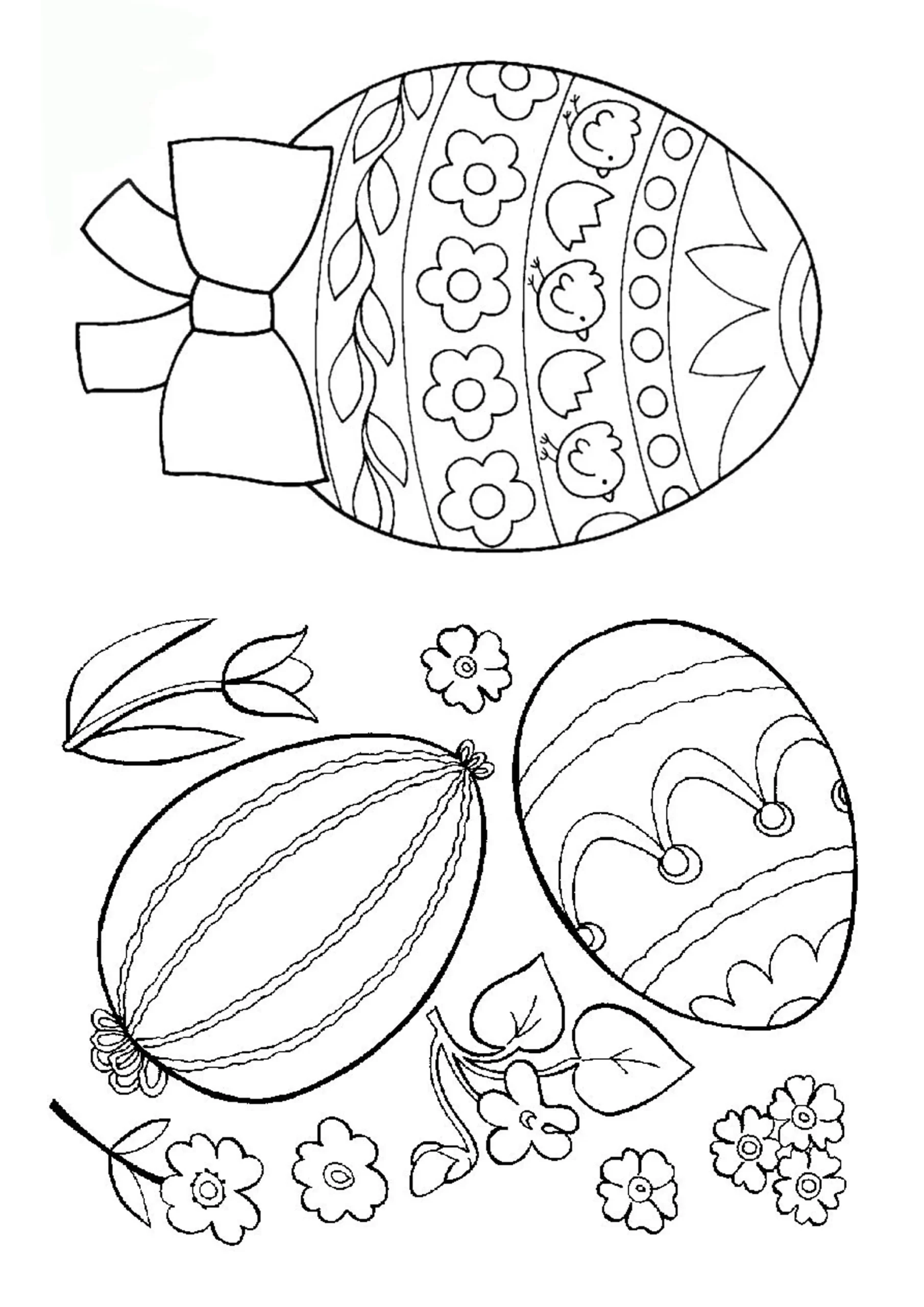 coloriage Pâques à imprimer gratuitement pdf