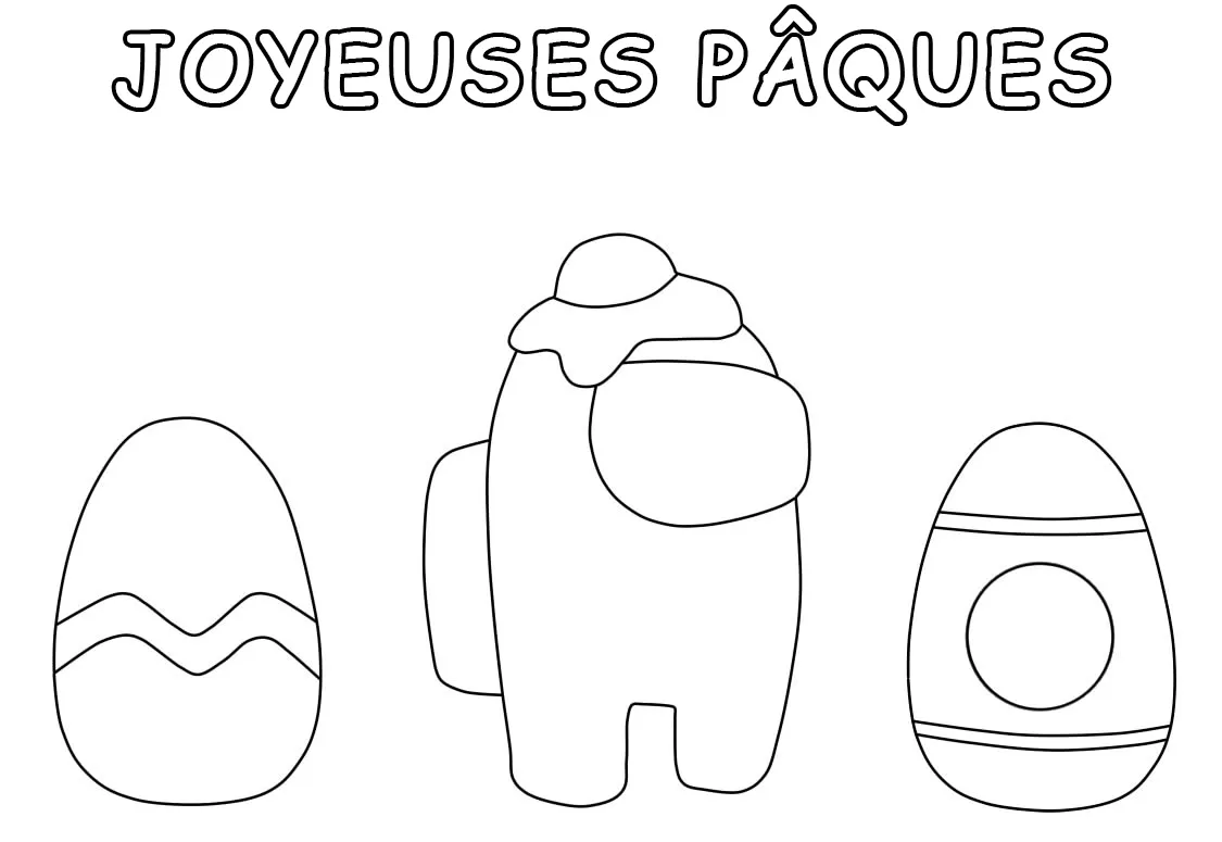 coloriage Pâques à imprimer pour enfant de 8 ans 1