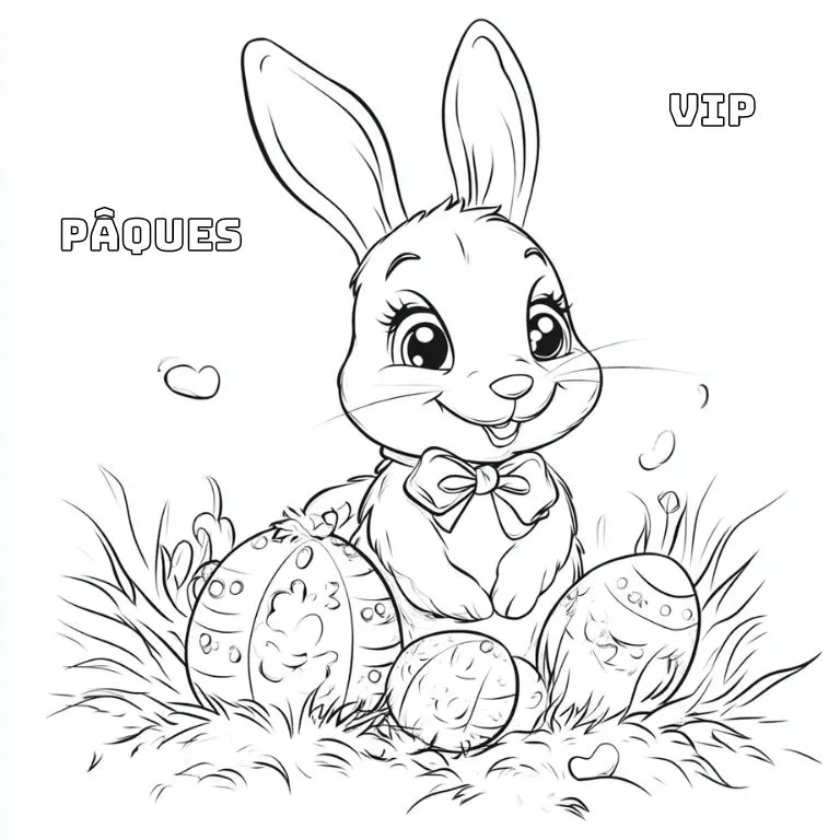 Easter Coloring Pages to Print: Happy and Festive Designs