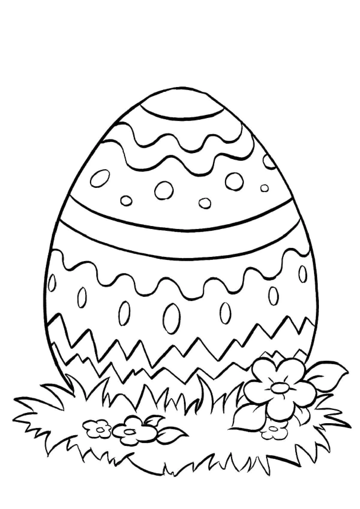 coloriage Pâques à imprimer pour enfant de 8 ans 2