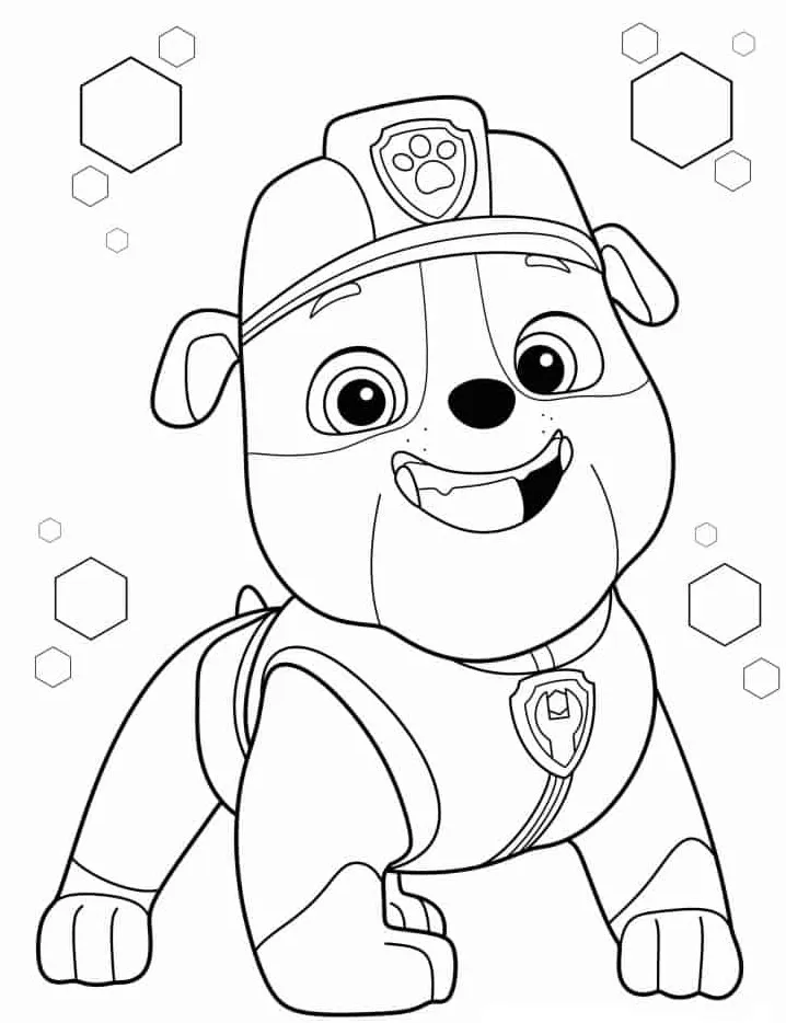 coloriage Pat Patrouille pour enfants a imprimer 3