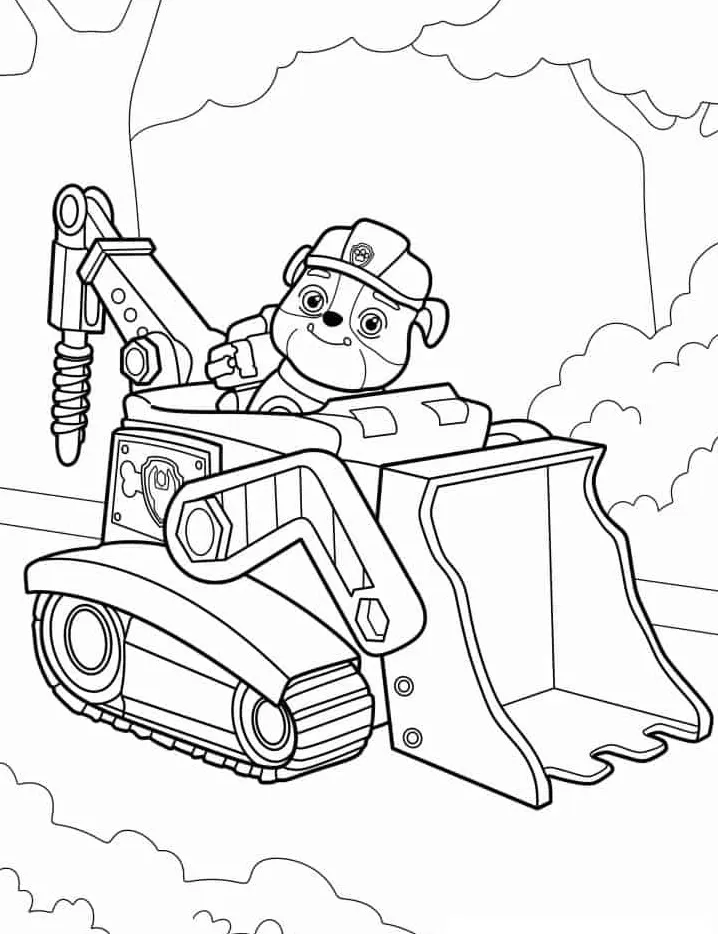 coloriage Pat Patrouille en ligne pour enfant 1