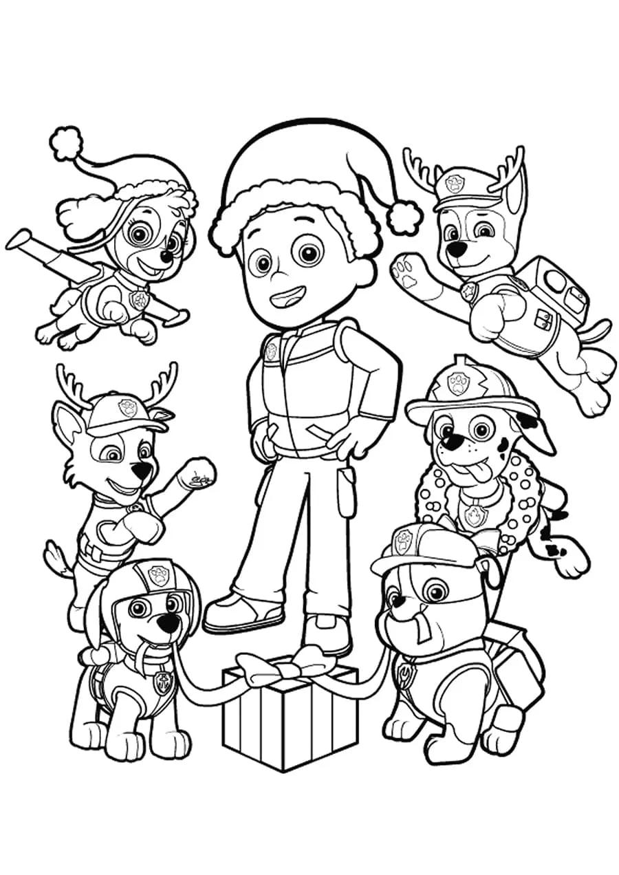 coloriage Pat Patrouille pour enfant