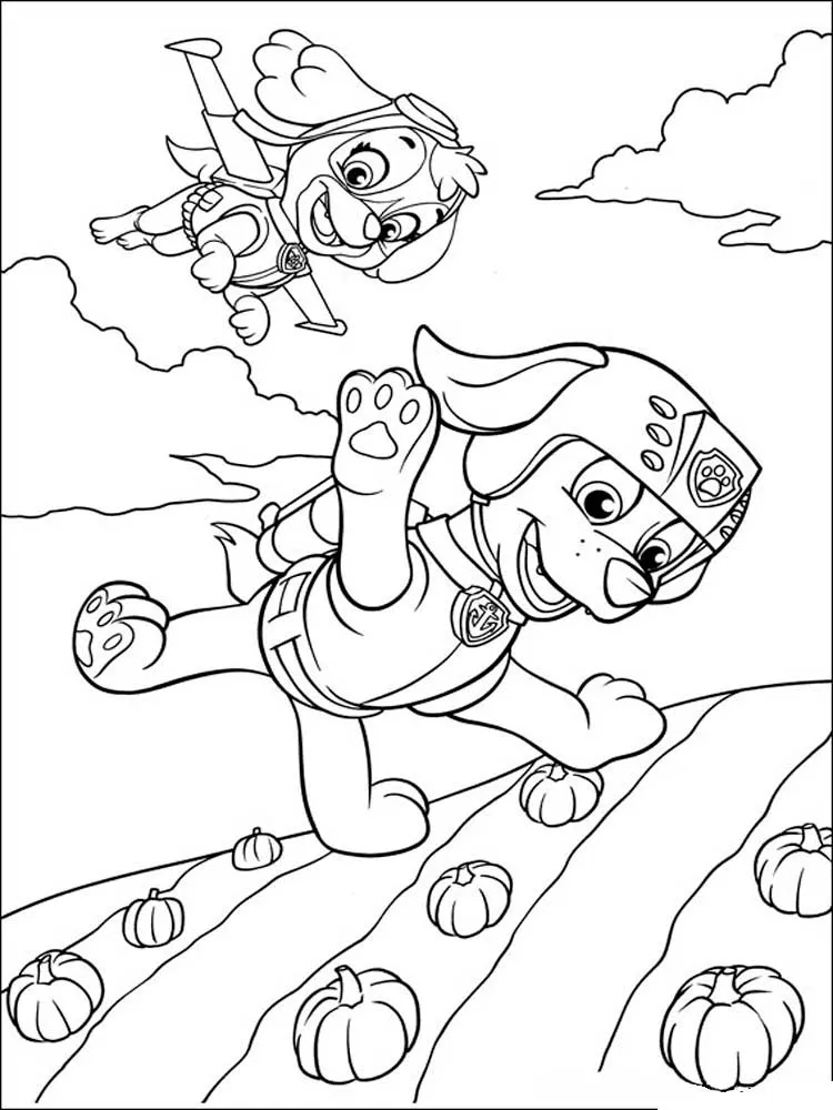 a imprimer coloriage Pat Patrouille gratuit 1