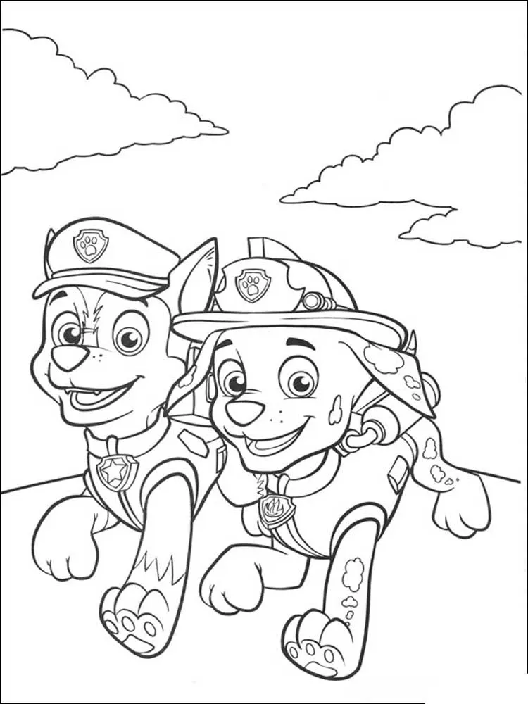 coloriage Pat Patrouille a imprimer gratuitement