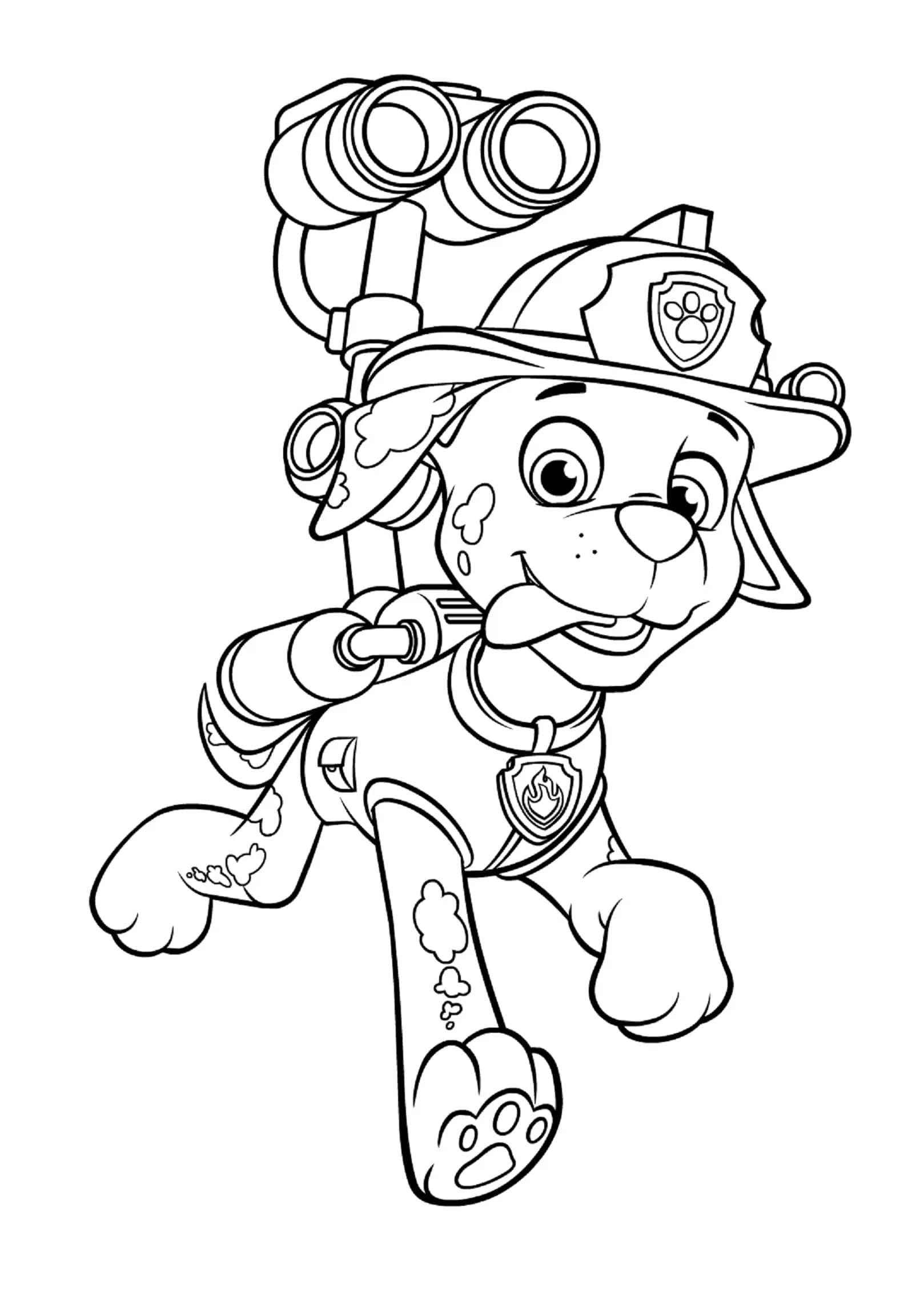 coloriage Pat Patrouille pour enfant de 10 ans 1