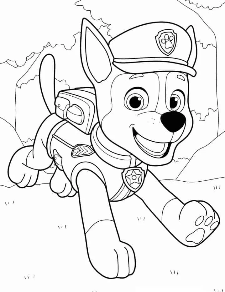 coloriage Pat Patrouille à imprimer gratuitement pdf