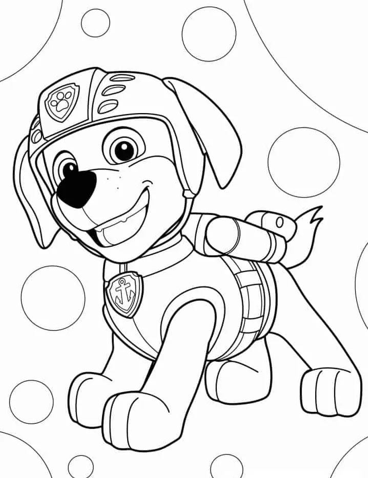 coloriage Pat Patrouille a colorier en ligne 2