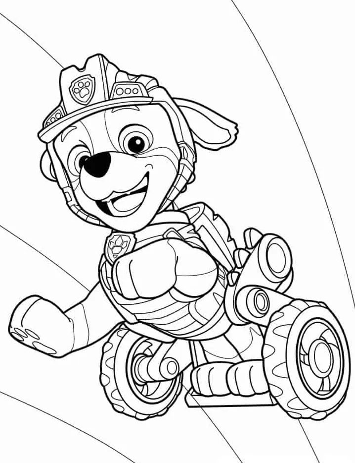 coloriage Pat Patrouille pour enfant de à imprimer 2