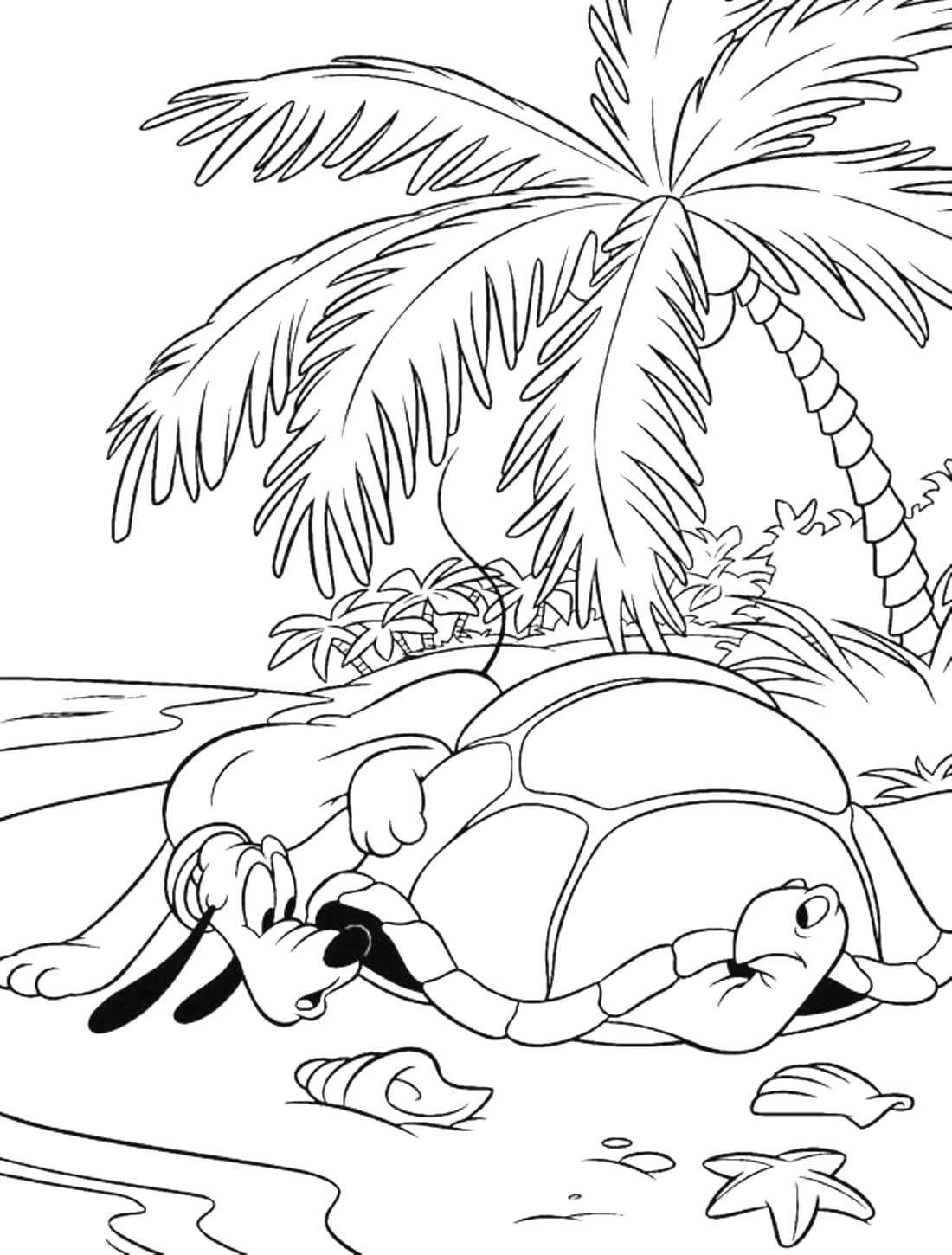 coloriage Plage en ligne 1