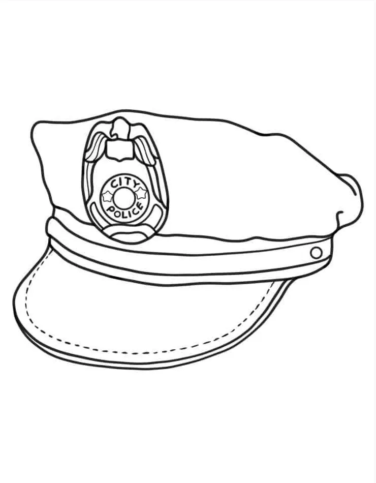 coloriage Police en ligne pour enfant 1