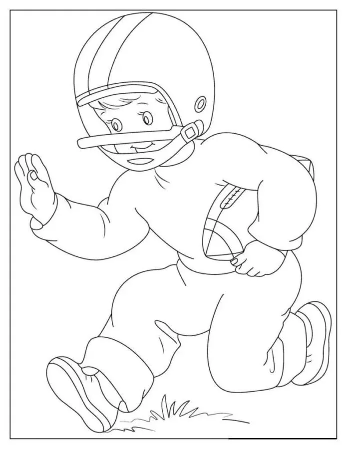 coloriage Rugby a colorier en ligne