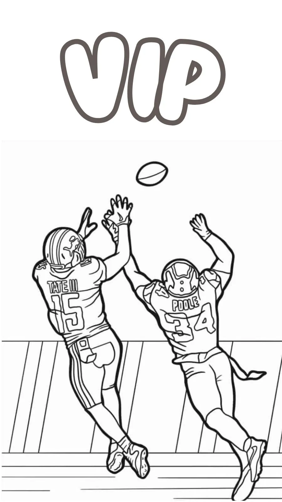 coloriage Rugby à imprimer a4