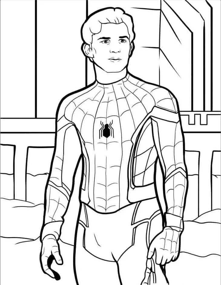 coloriage Spider Man à imprimer gratuitement pdf