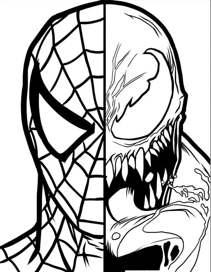 coloriage Spider Man à imprimer gratuitement 2