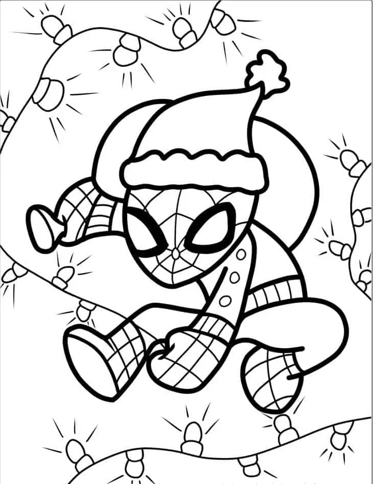 coloriage Spider Man pour enfants a imprimer gratuit