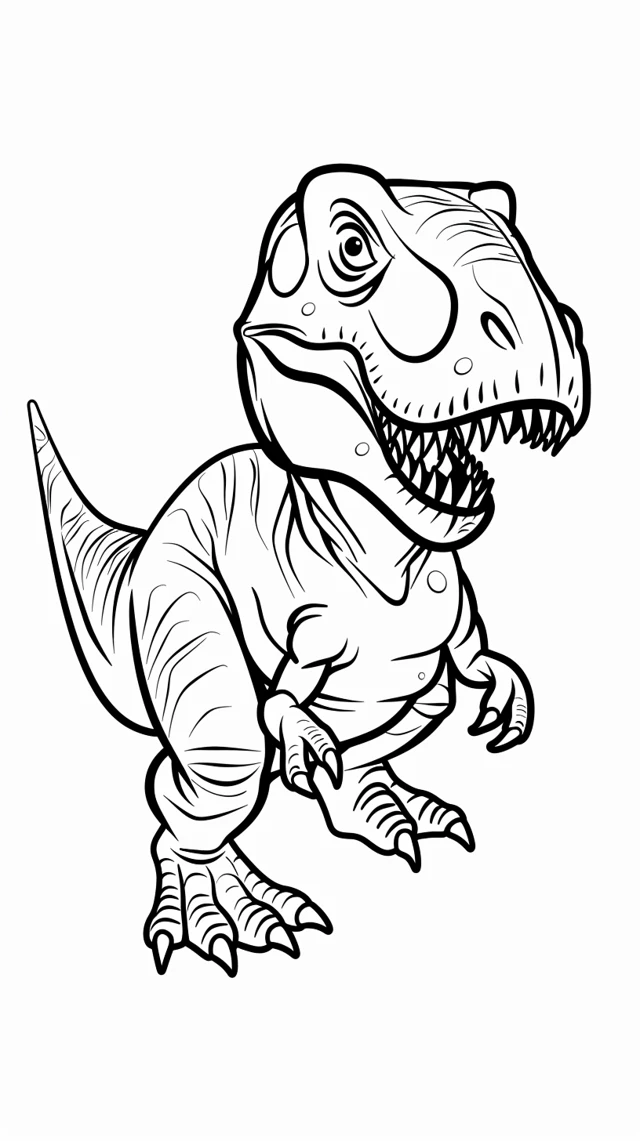 coloriage T Rex et dessins