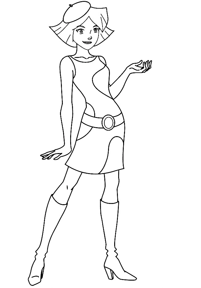 coloriage Totally Spies a dessiner et imprimer