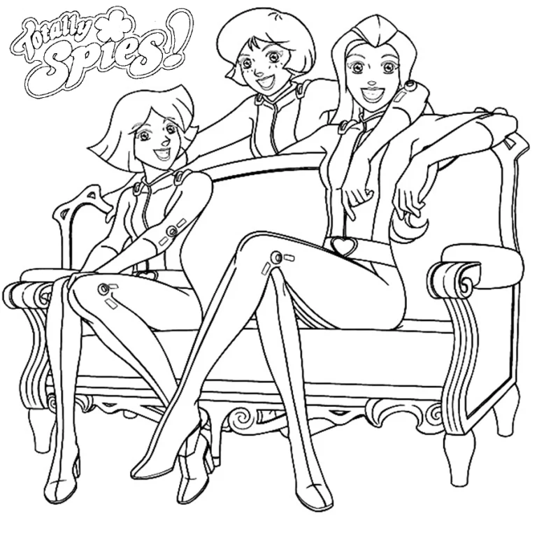 Coloriage Totally Spies