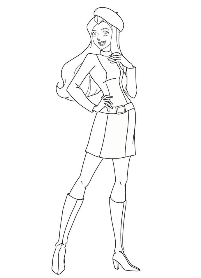 coloriage Totally Spies et dessins 1