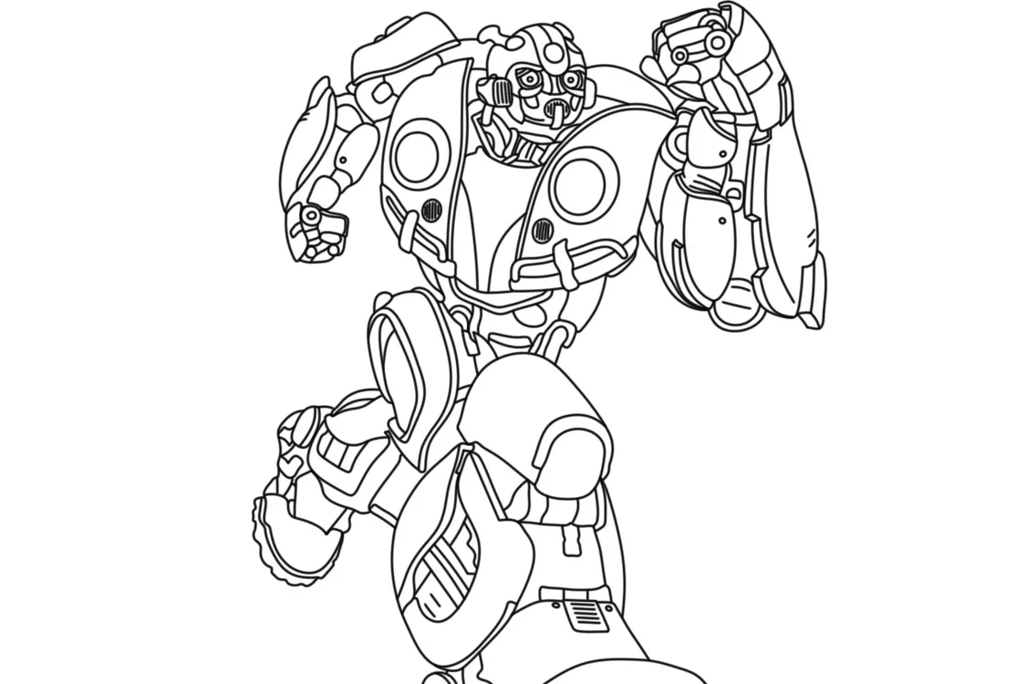 coloriage Transformers pour enfant de 6 ans