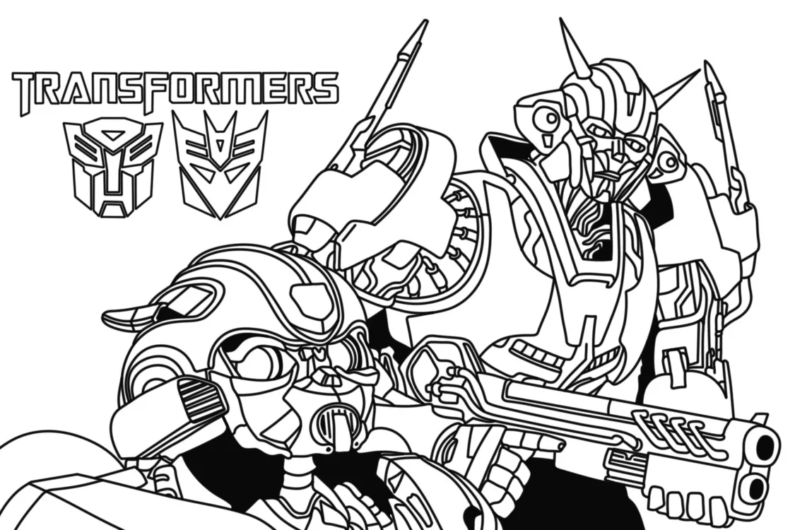 coloriage Transformers pour enfant a imprimer gratuit