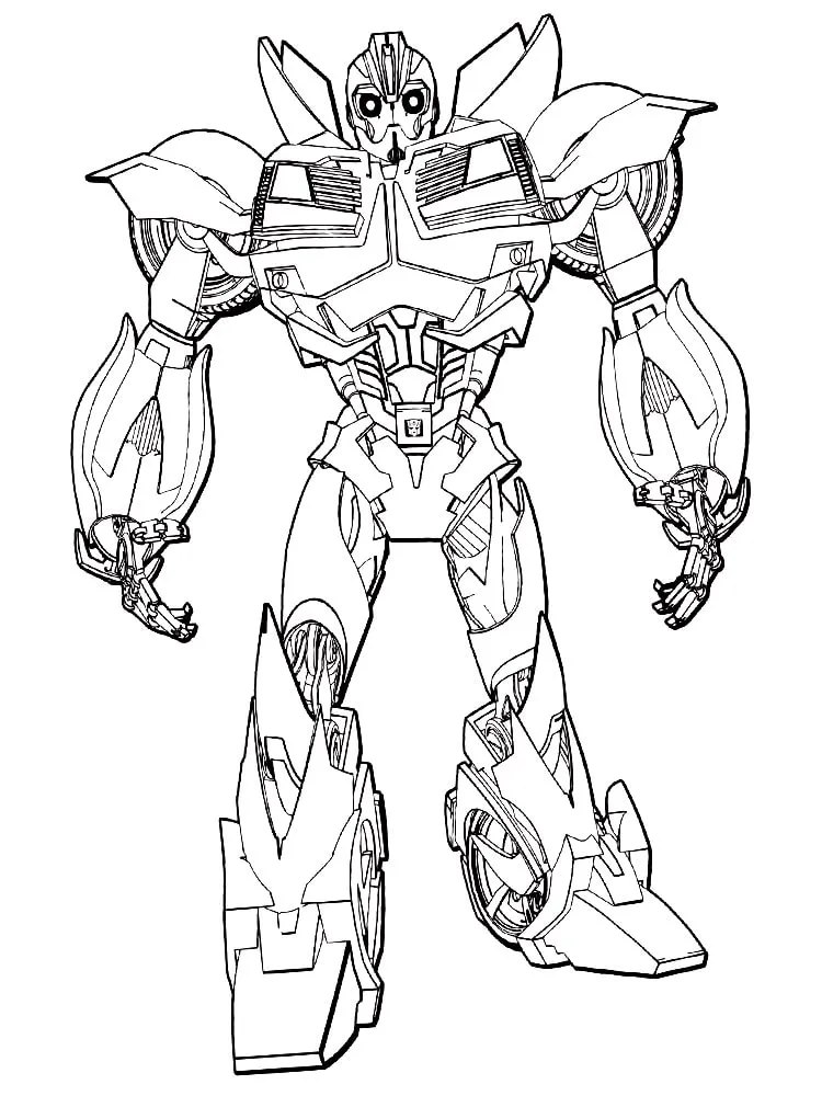 image pour coloriage Transformers enfant