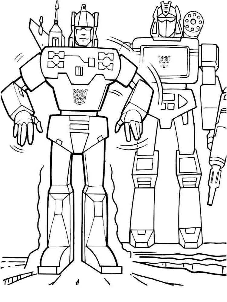 coloriage Transformers en ligne pour enfant 2