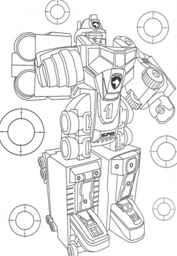 coloriage Transformers à imprimer pdf