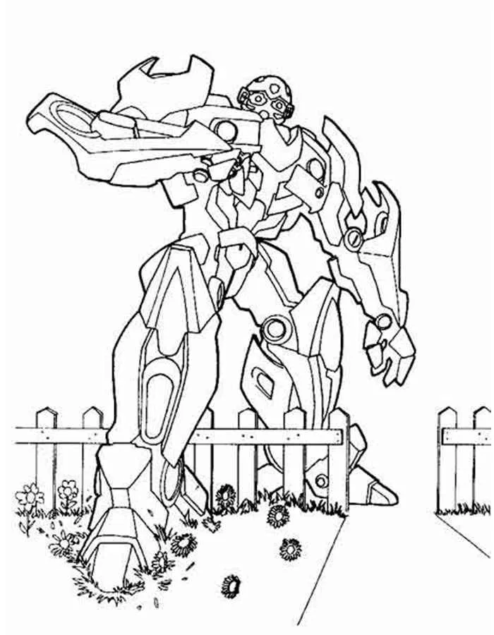 coloriage Transformers pour enfant de 3 ans