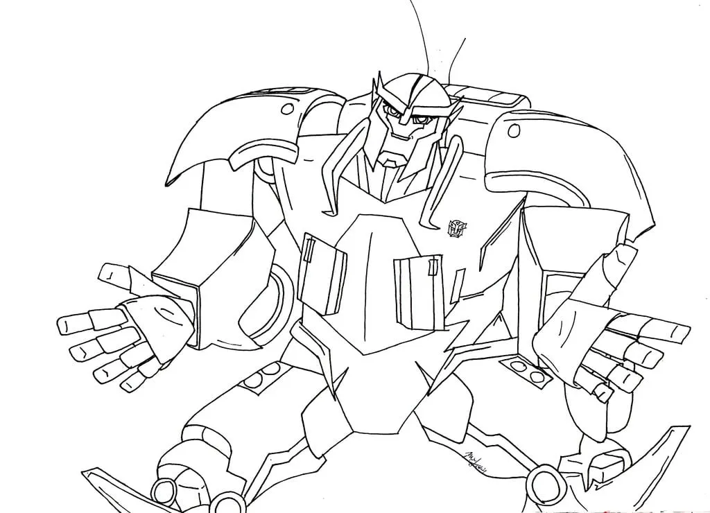 coloriage Transformers à imprimer pdf gratuit