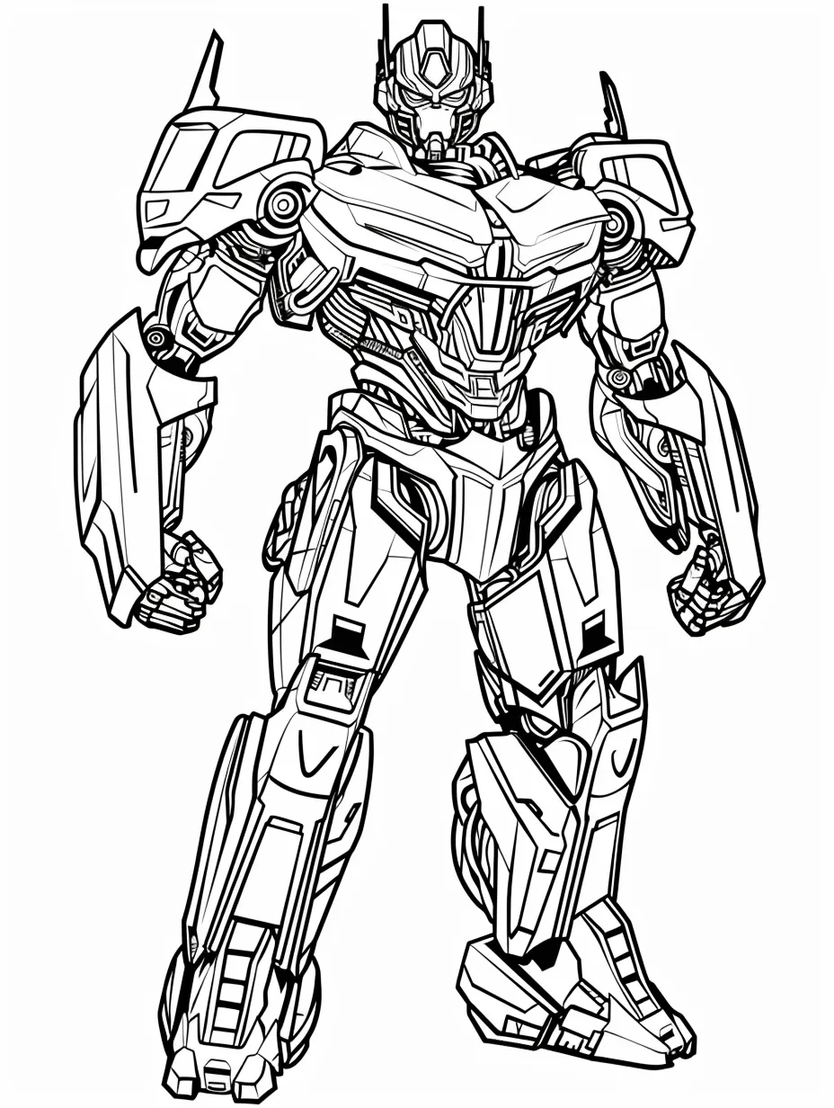 télécharger coloriage Transformers gratuit