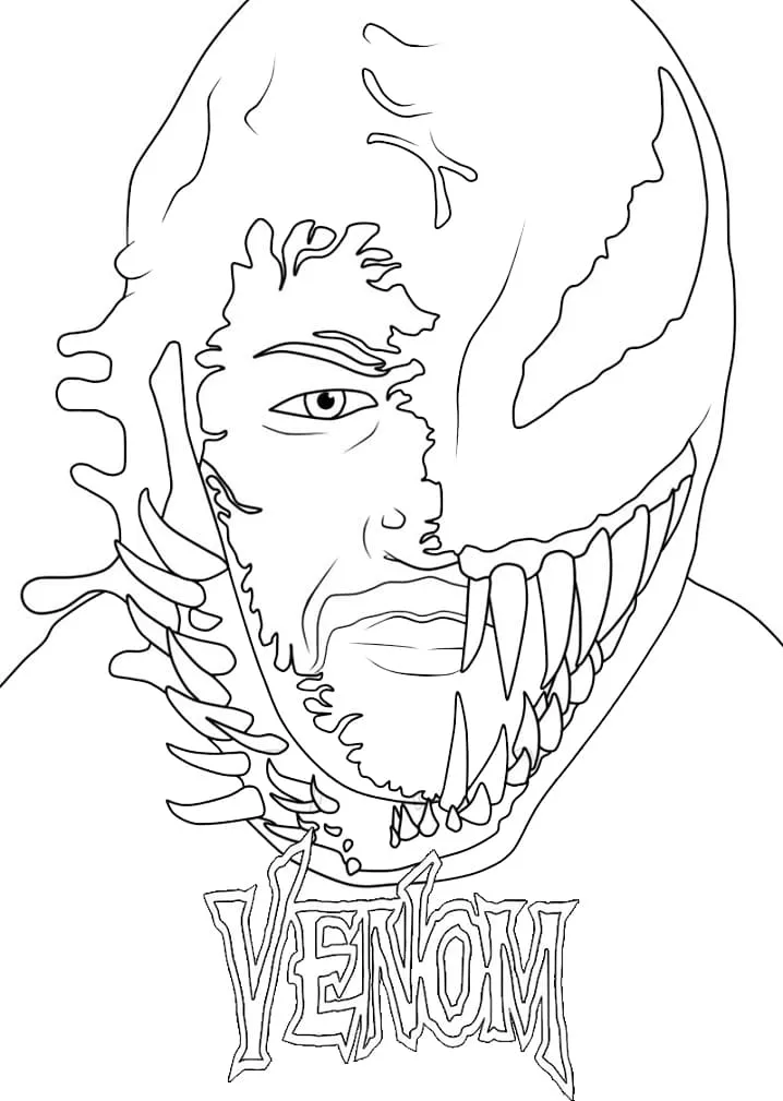 coloriage Venom en ligne pour enfant