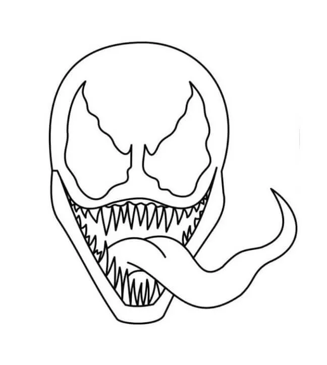 coloriage Venom gratuit 1