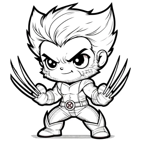 33+ Wolverine para colorear PDF: ¡La acción de X-Men llega a tu casa!