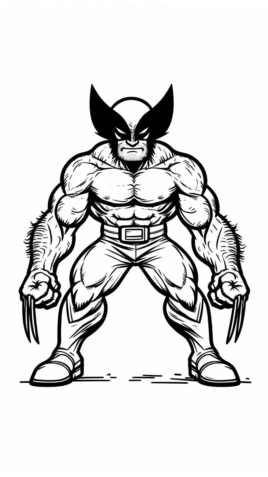 coloriage Wolverine en ligne pour enfant