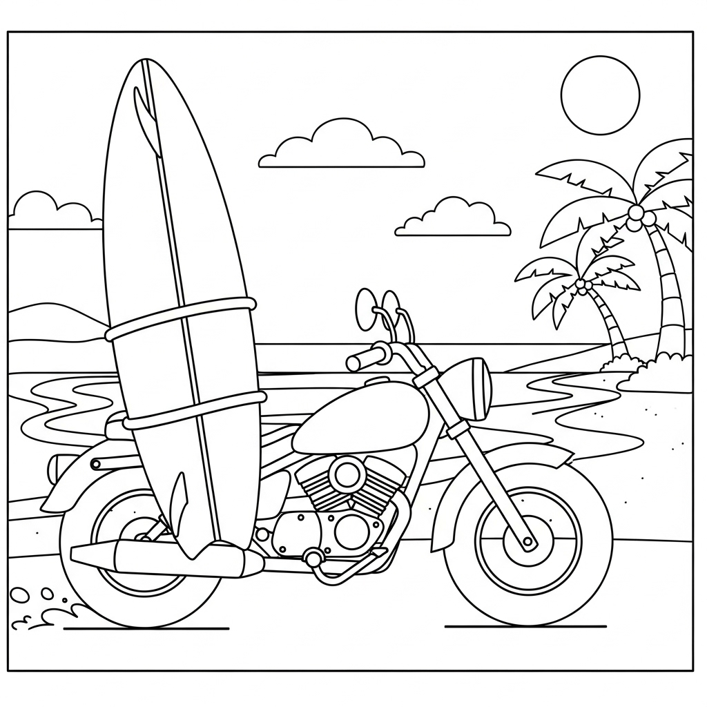 coloriage moto updated a dessiner en ligne