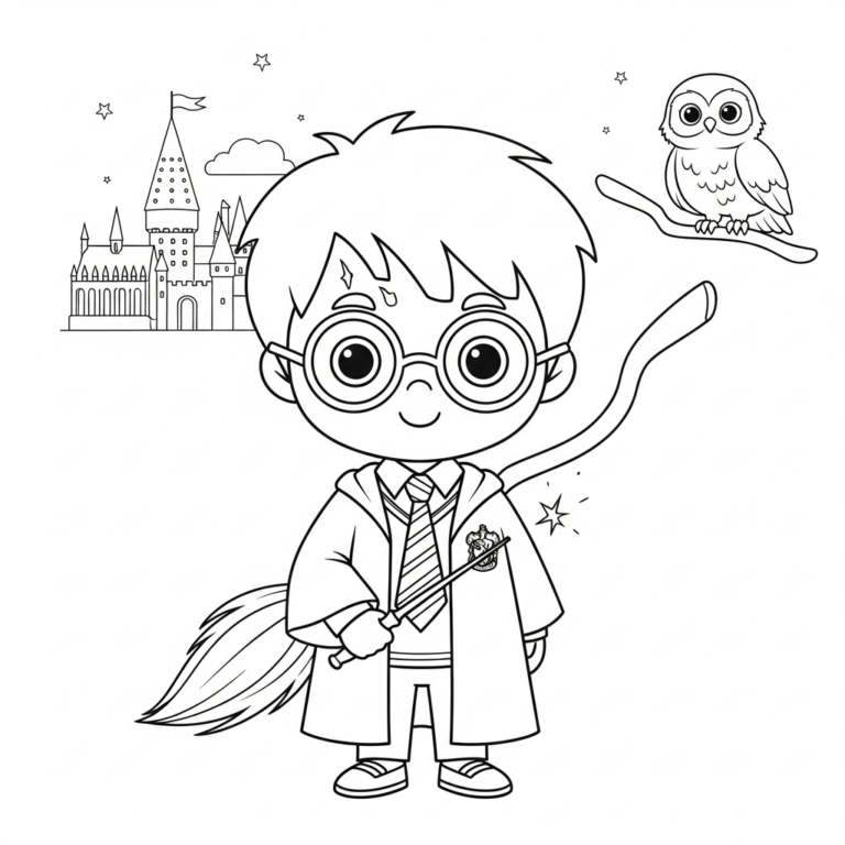 Coloriage Harry Potter
