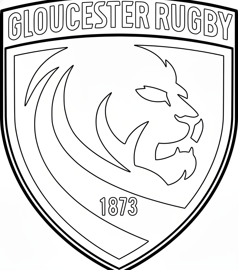 coloriage Rugby updated et decoupage