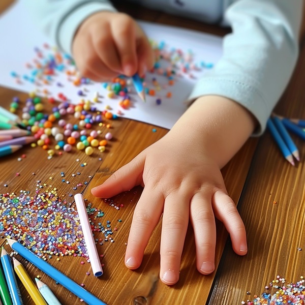 coloriage comme enfiler des perles minuscules ou colorier sans dépasser à imprimer pour enfant de 9 ans