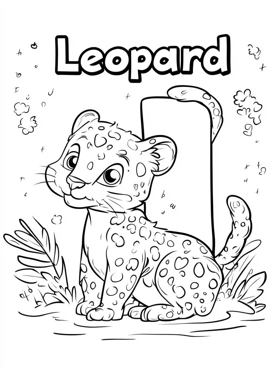 coloriage Alphabet d'enfant a imprimer