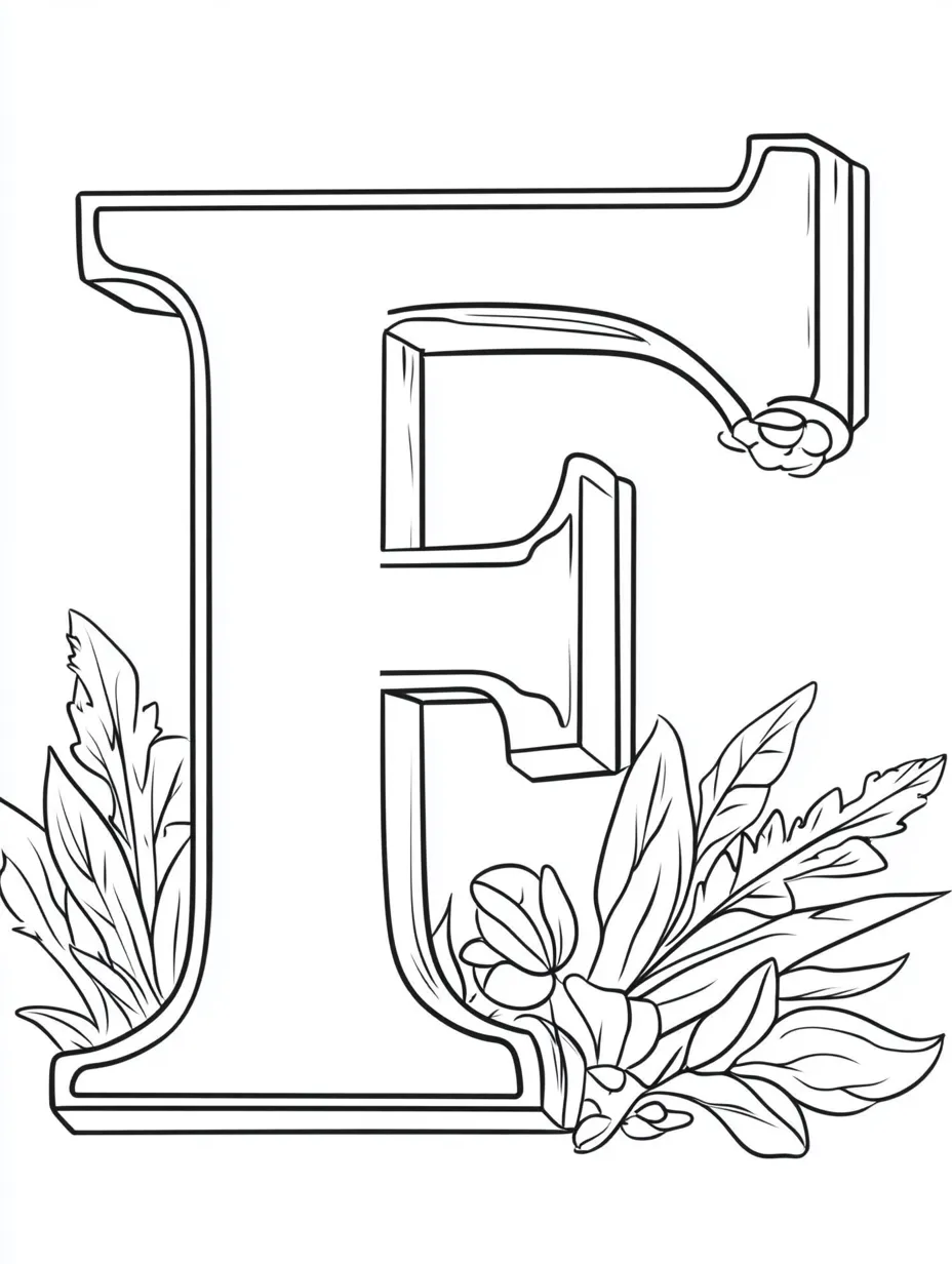 télécharger coloriage Alphabet gratuit 1