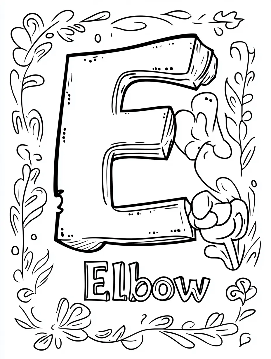 coloriage Alphabet gratuit en ligne 1