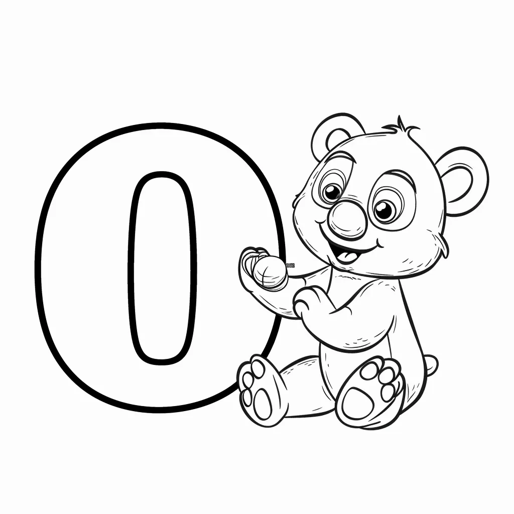 image pour coloriage Alphabet enfant