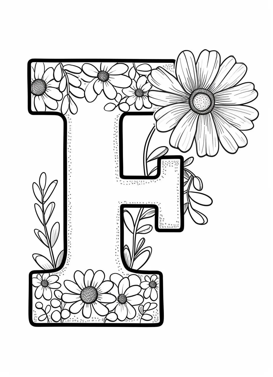 coloriage Alphabet pour enfant de 2 ans