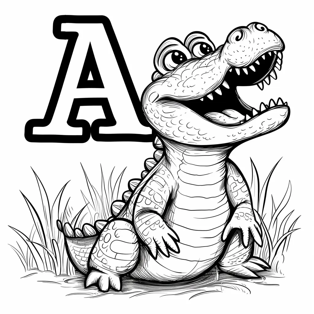 coloriage Alphabet pour enfants a imprimer