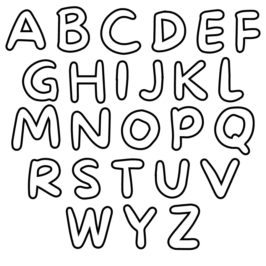 coloriage Alphabet à imprimer pour enfants