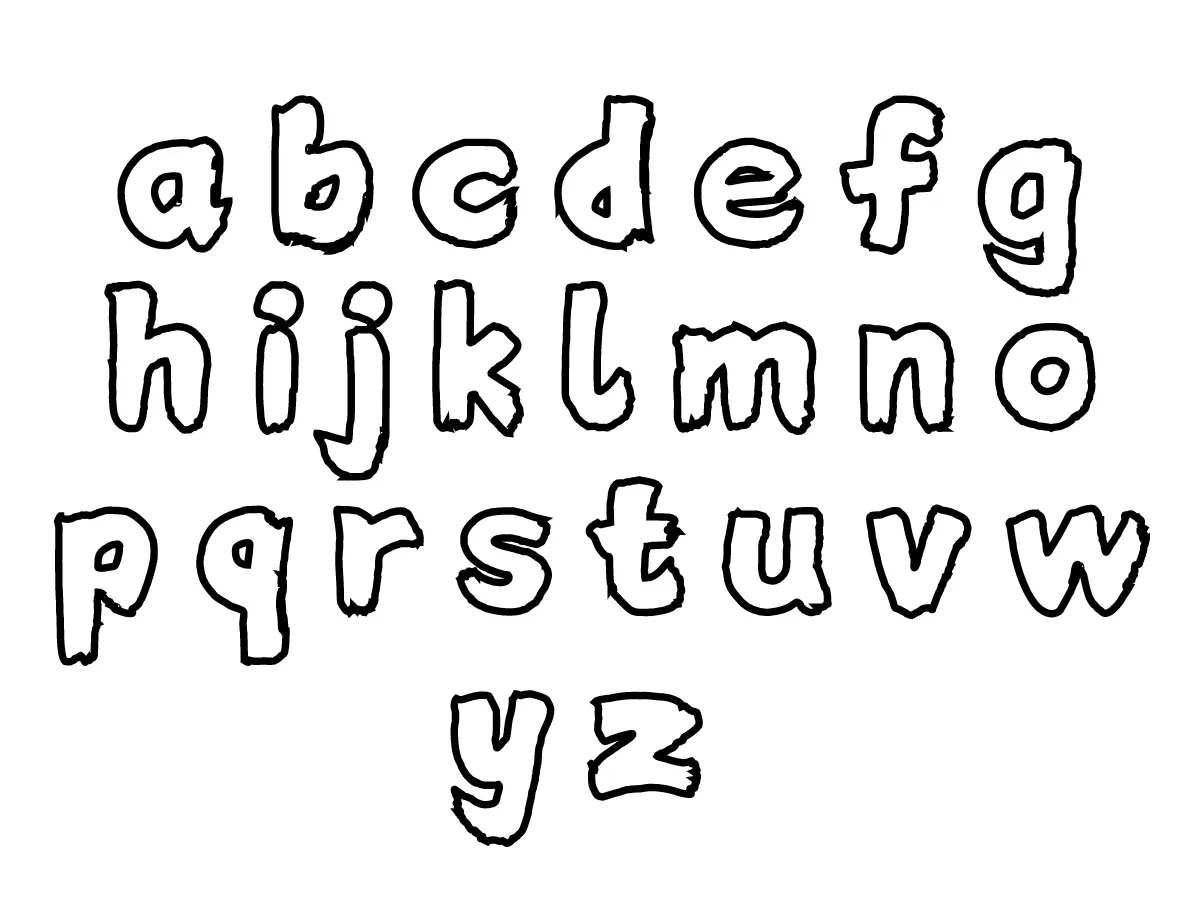 coloriage Alphabet a colorier en ligne