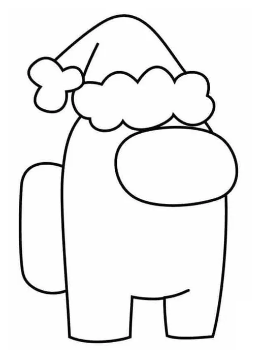 coloriage Among Us pour enfant de 3 ans 1